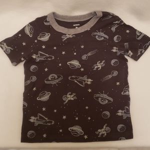 Carter's Boys 3T Gray Outer Space Pocket T-Shirt